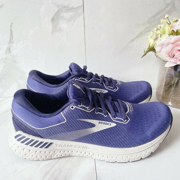 Brooks Transcend 7 Mens Road Running Shoe Deep Cobalt Grey Navy Blue US 8.5 D - Picture 4 of 7